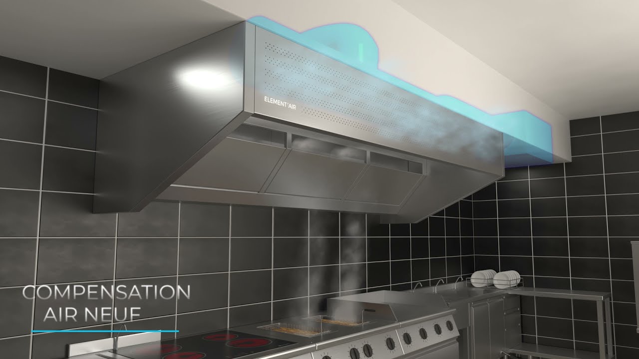 Hotte autonettoyante CleanFog -  Element'air