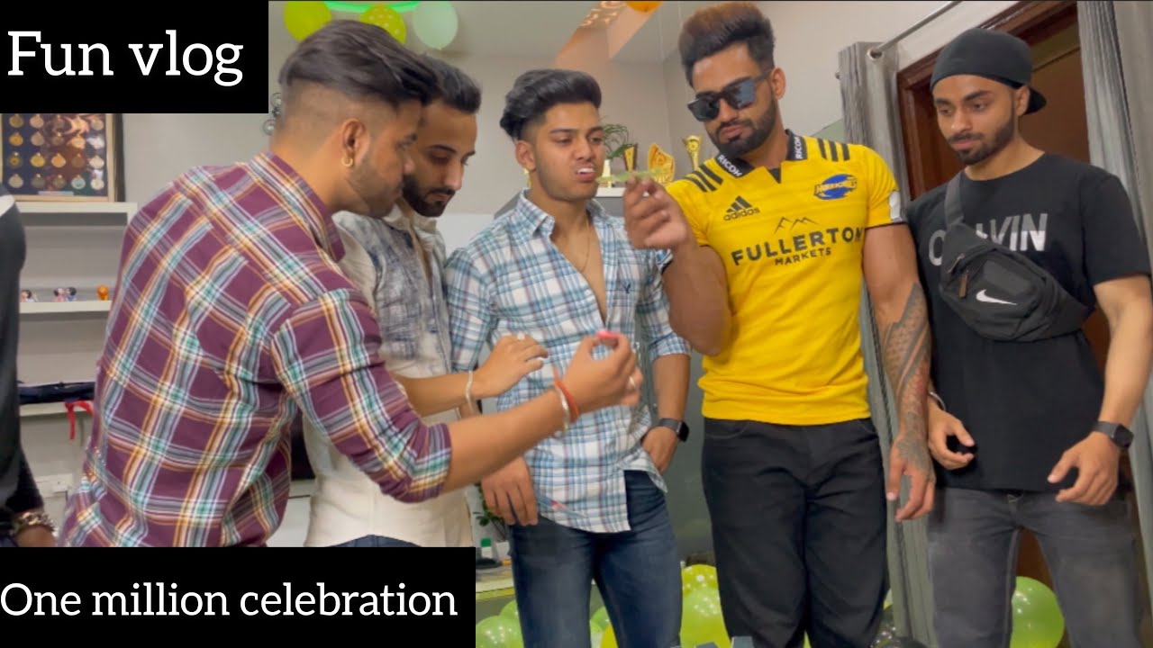 Surprise celebration| 1 million followers| 18+ Fun vlog|Pabby Randhawa | Sehaj ZailDar |Jatin Sharma
