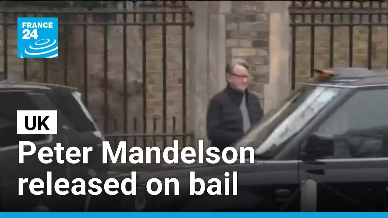 UK police release ex-ambassador Peter Mandelson on bail in Epstein case • FRANCE 24 English