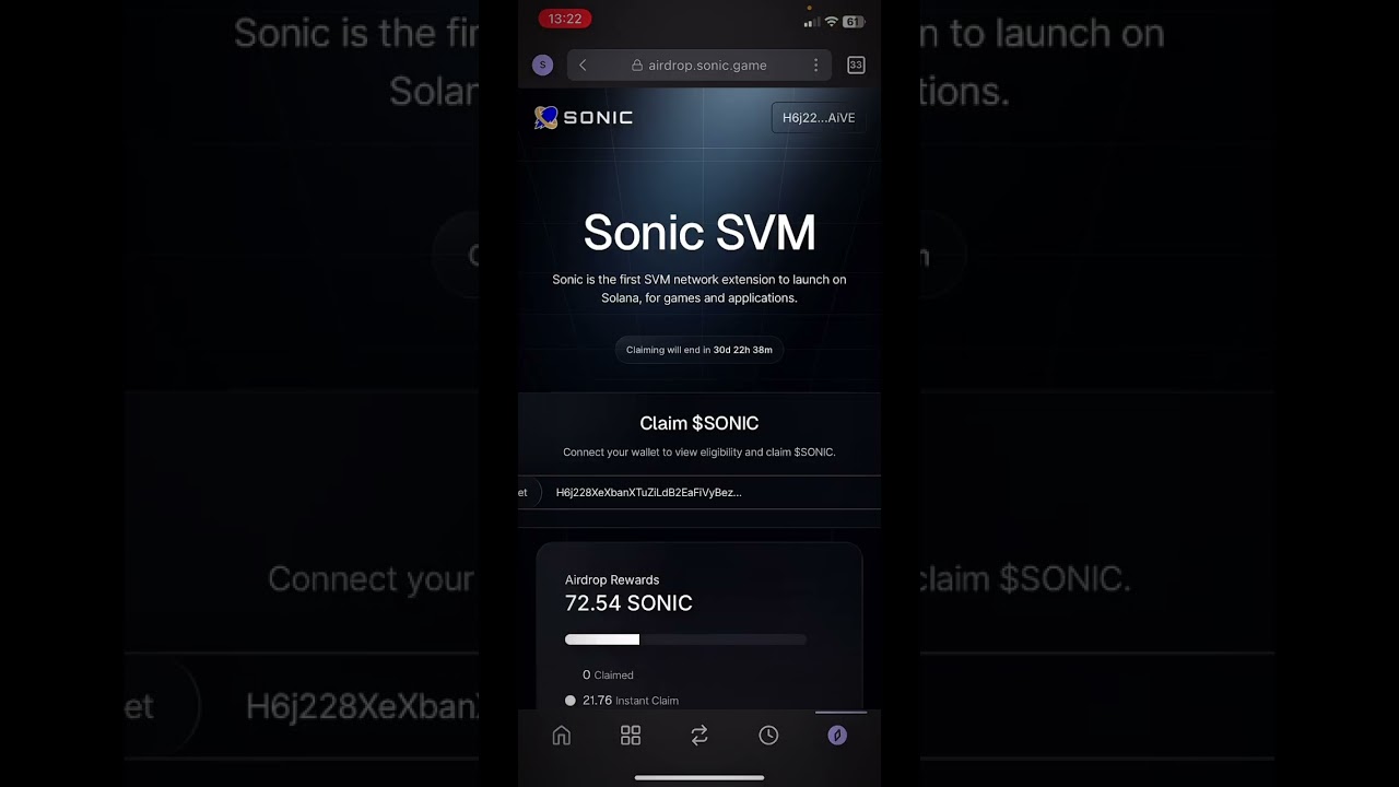 How to claim sonic TikTok airdrop on phantom wallet  #sonicairdrop #tiktokairdrop #claimairdrop