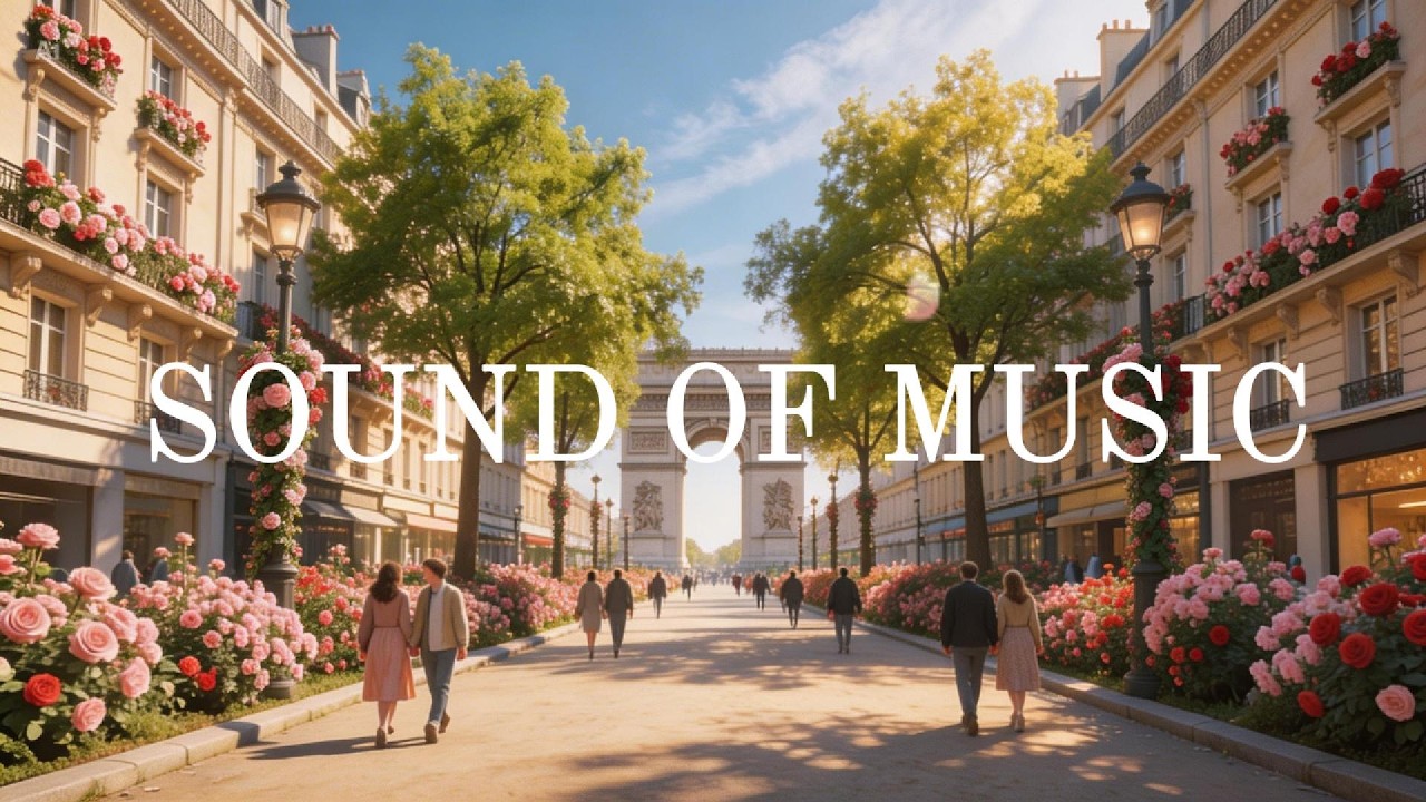 파리 산책 감성 힐링 음악꽃길 따라 걷는 파리 거리 🌸 Relaxing Paris Street MusicRomantic Paris Cafe Music ☕ 공부·휴식·힐링 음악