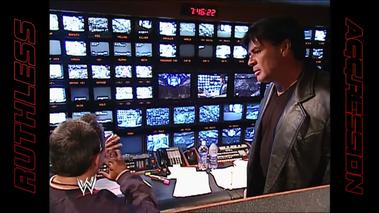 Eric Bischoff complains about a SmackDown! Commercial | WWE RAW (2002)