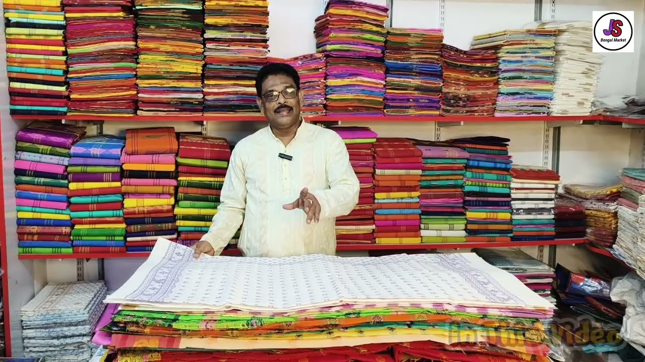 💯Adi Mata Manmohini Bastralay✨Santipur Wholesale Saree Market | Saree Wholesale in Santipur 