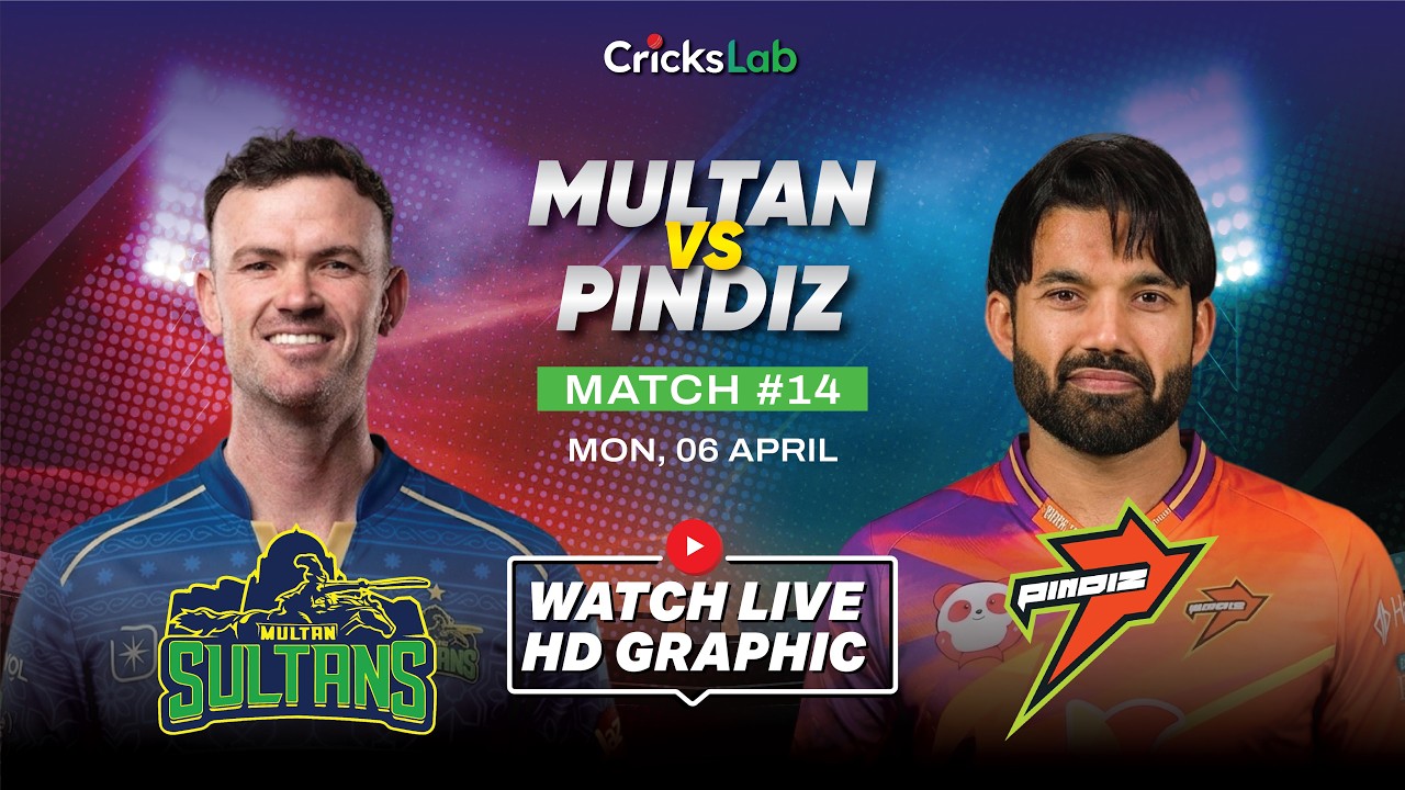 Multan vs Pindi, PSL 2026 Live Score | MS vs RWP Live | Live Cricket Match Today