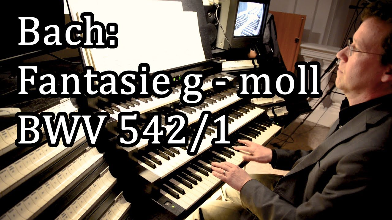 Orgelkonzert im Würzburger Dom - Bach Fantasie g moll BWV 542