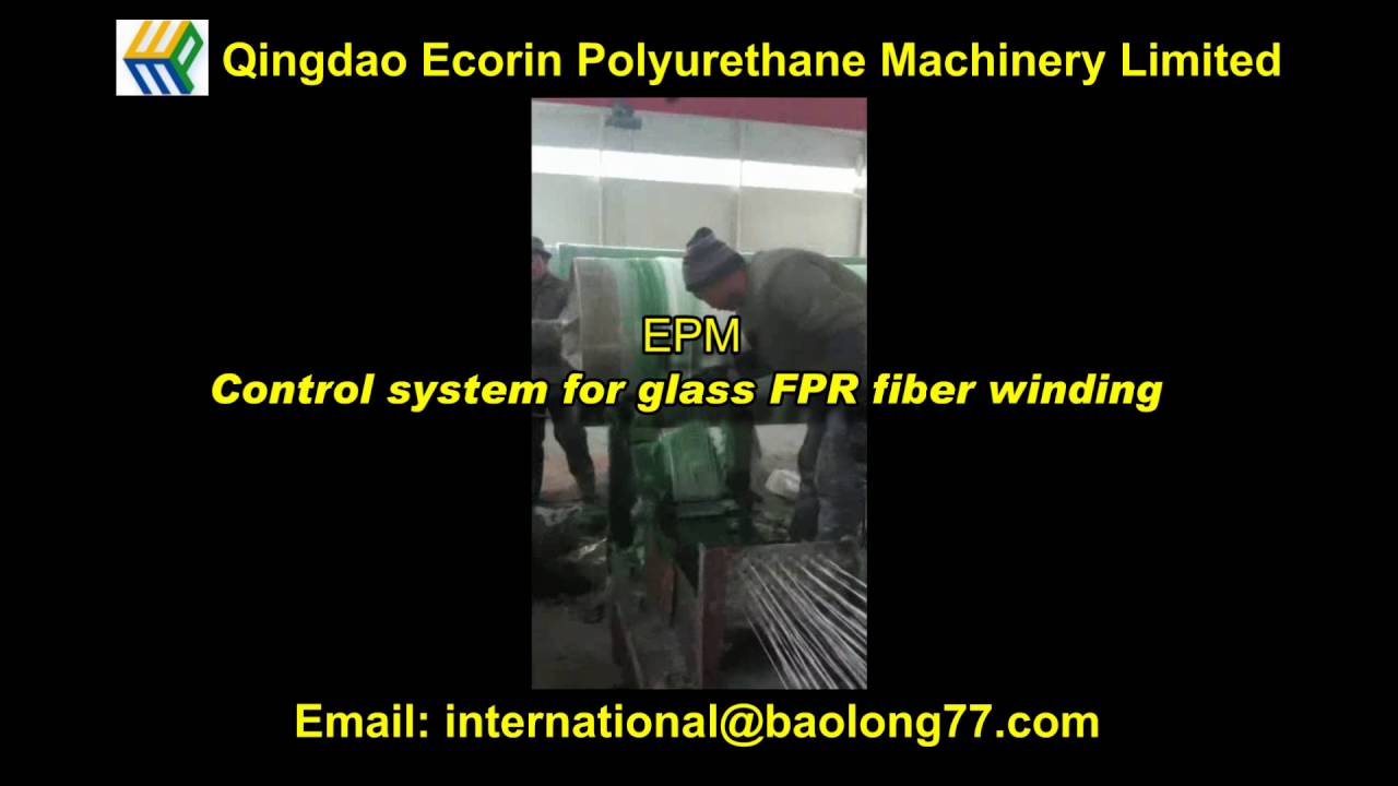 玻璃钢缠绕控制系统 Control system for glass FPR fiber winding