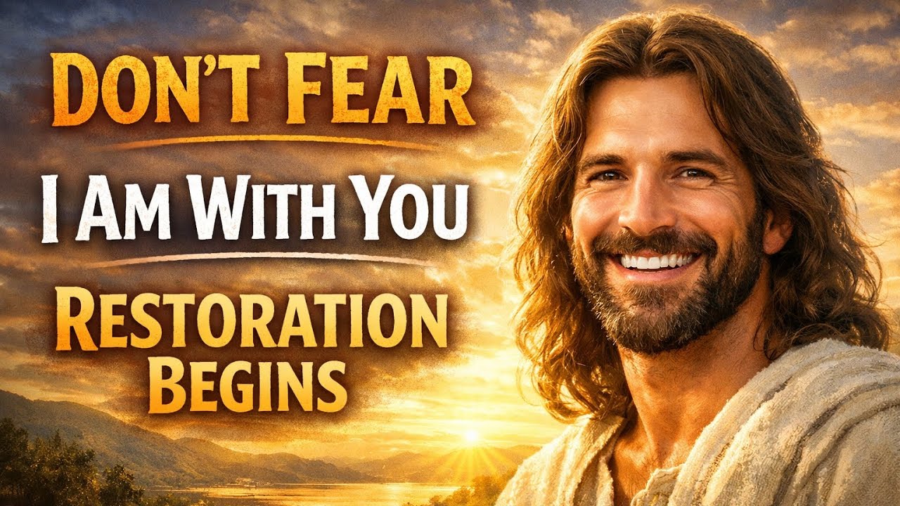 God Says: Don’t Be Afraid | I Am Restoring You Quietly