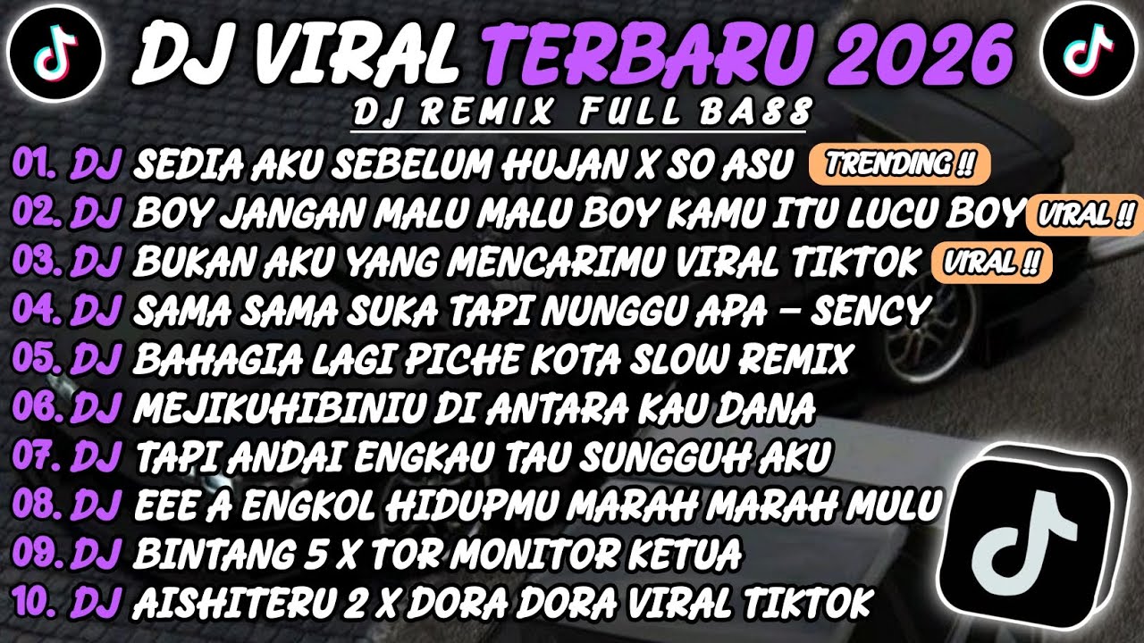 DJ TIKTOK TERBARU 2025🎵DJ SEDIA AKU SEBELUM HUJAN X SO ASU🎵DJ BOY JANGAN MALU MALU BOY 