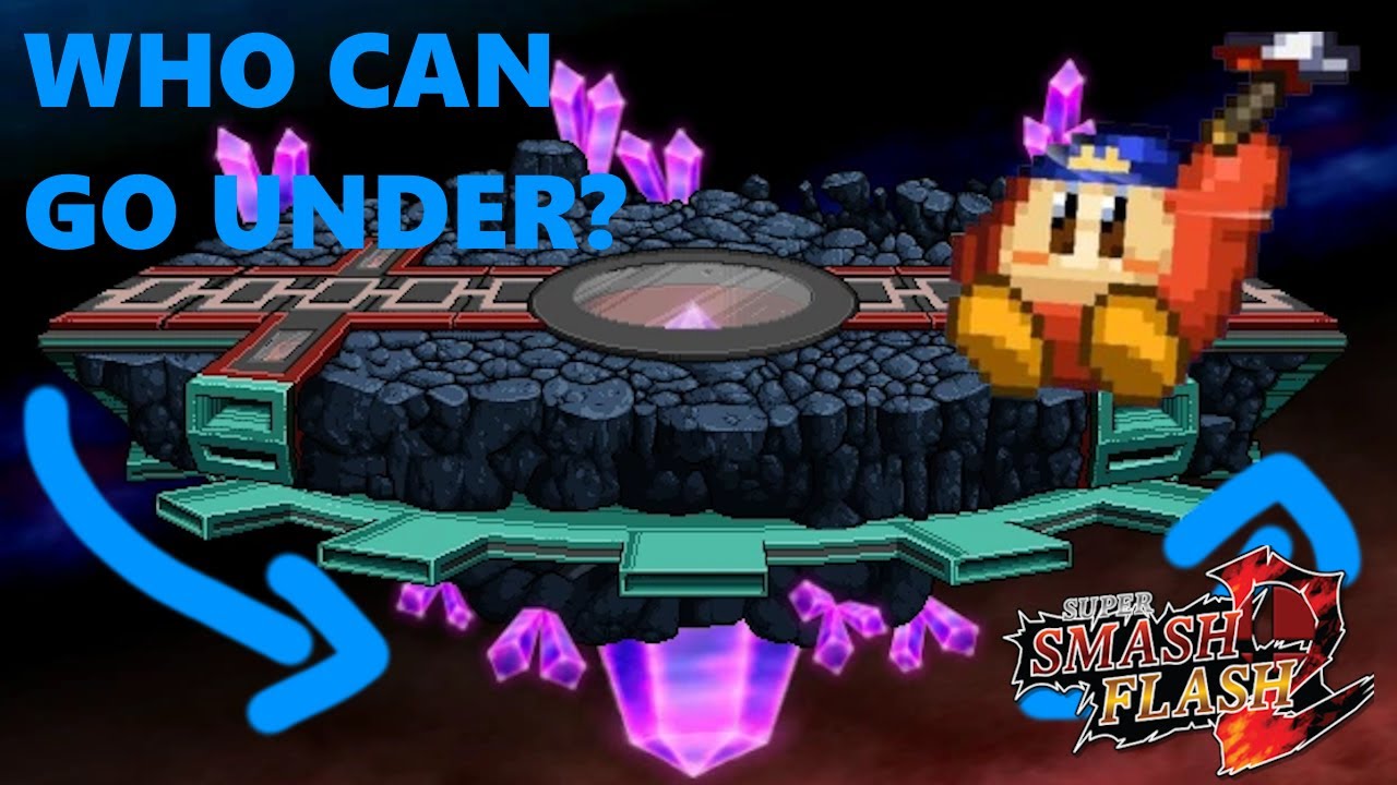 Who can go under Final Destination? | Super Smash Flash 2 Version 1.4