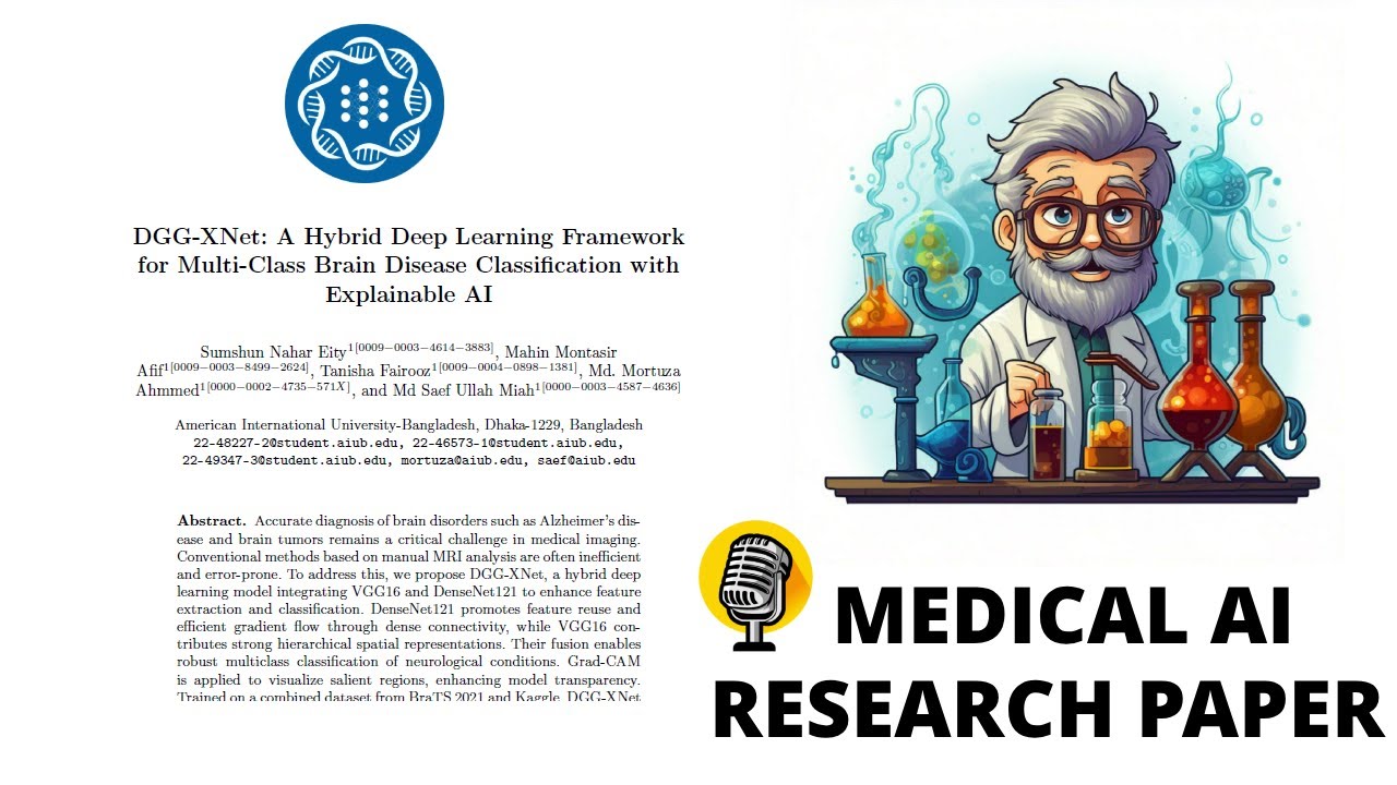 DGG-XNet: Explainable Deep Learning for Brain MRI Diagnosis