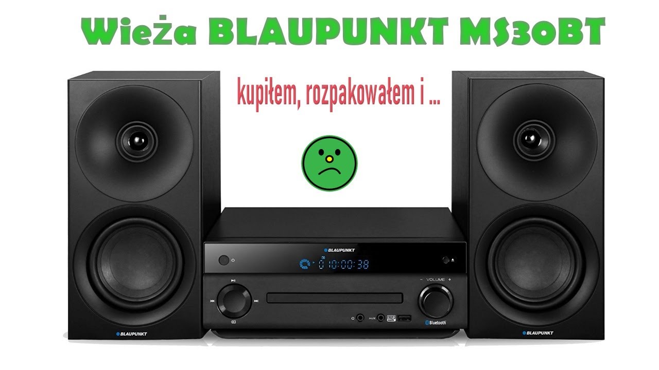 😞Wieża BLAUPUNKT MS30BT - 👎 dlaczego ją zwróciłem do sklepu?
