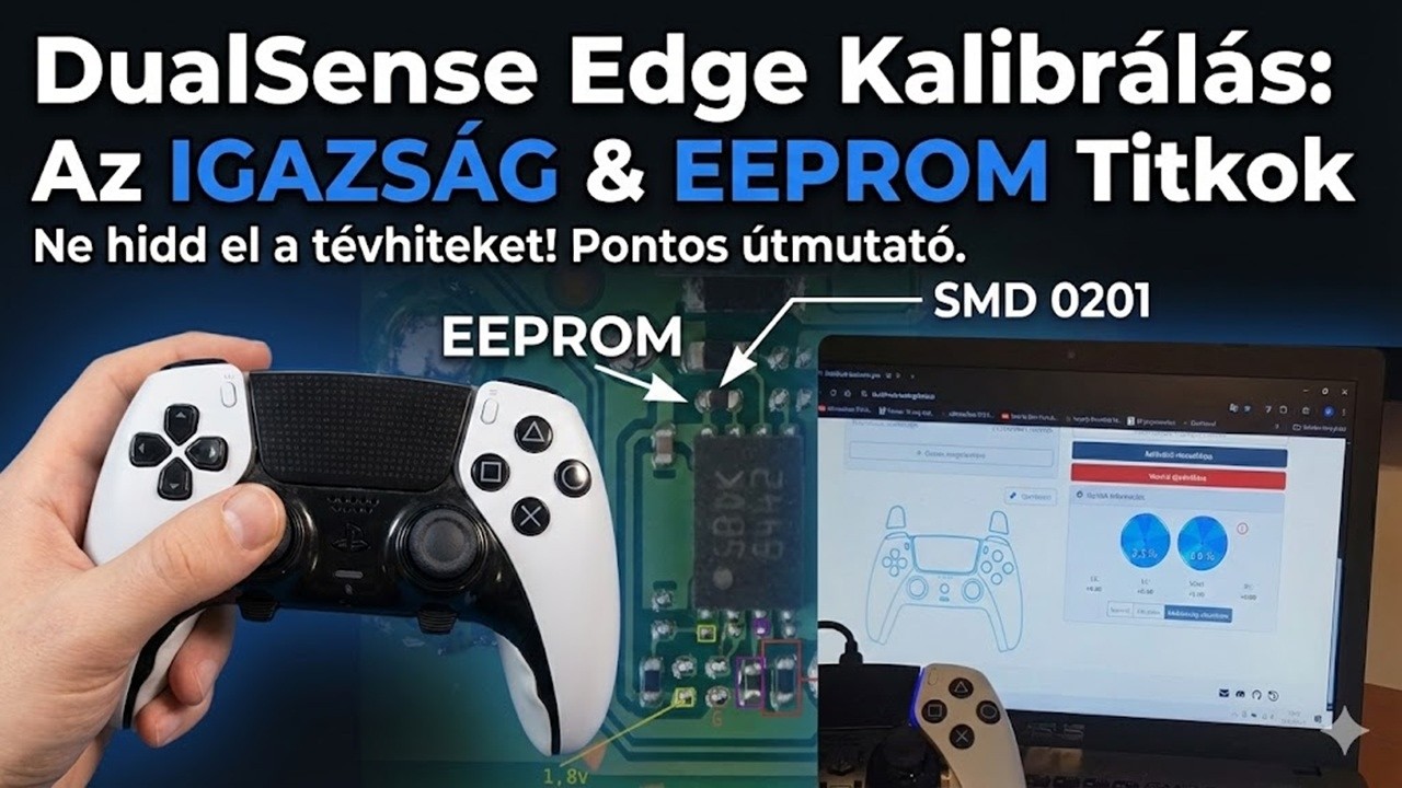 DualSense Edge tökéletes kalibrálás – Nem úgy működik, ahogy gondolod! GuliKit 720° TMR
