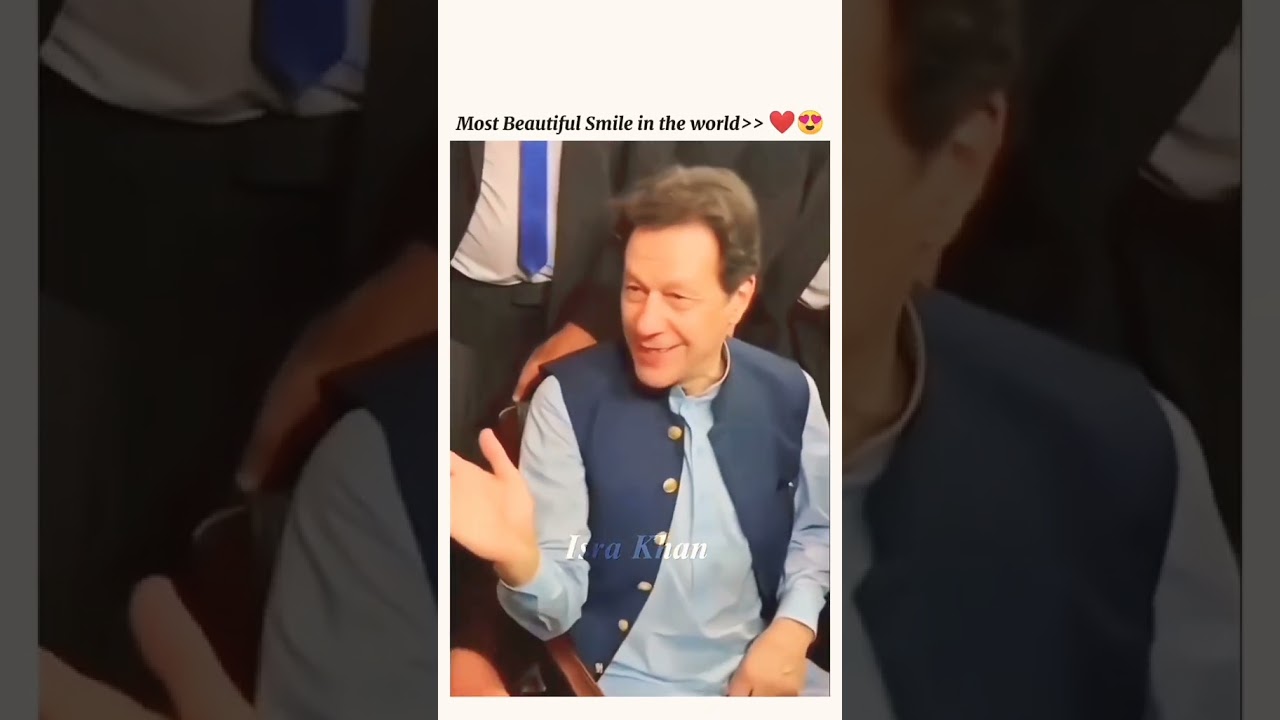 Most beautiful smile in the world ❤️🌍#pti #smile #ai #viralplz