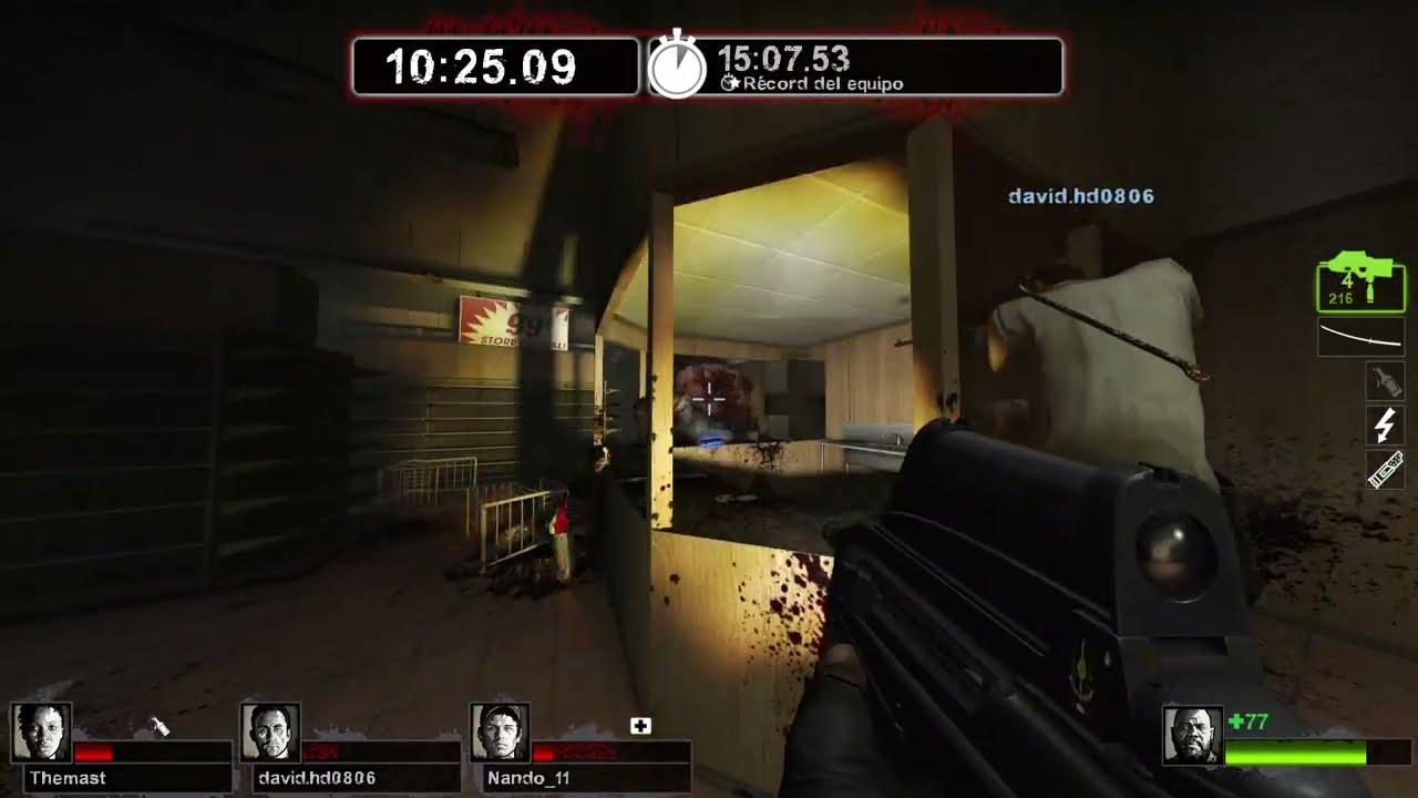 CONSIGUIENDO EL ORO EN SUPERVIVENCIA | LEFT 4 DEAD 2