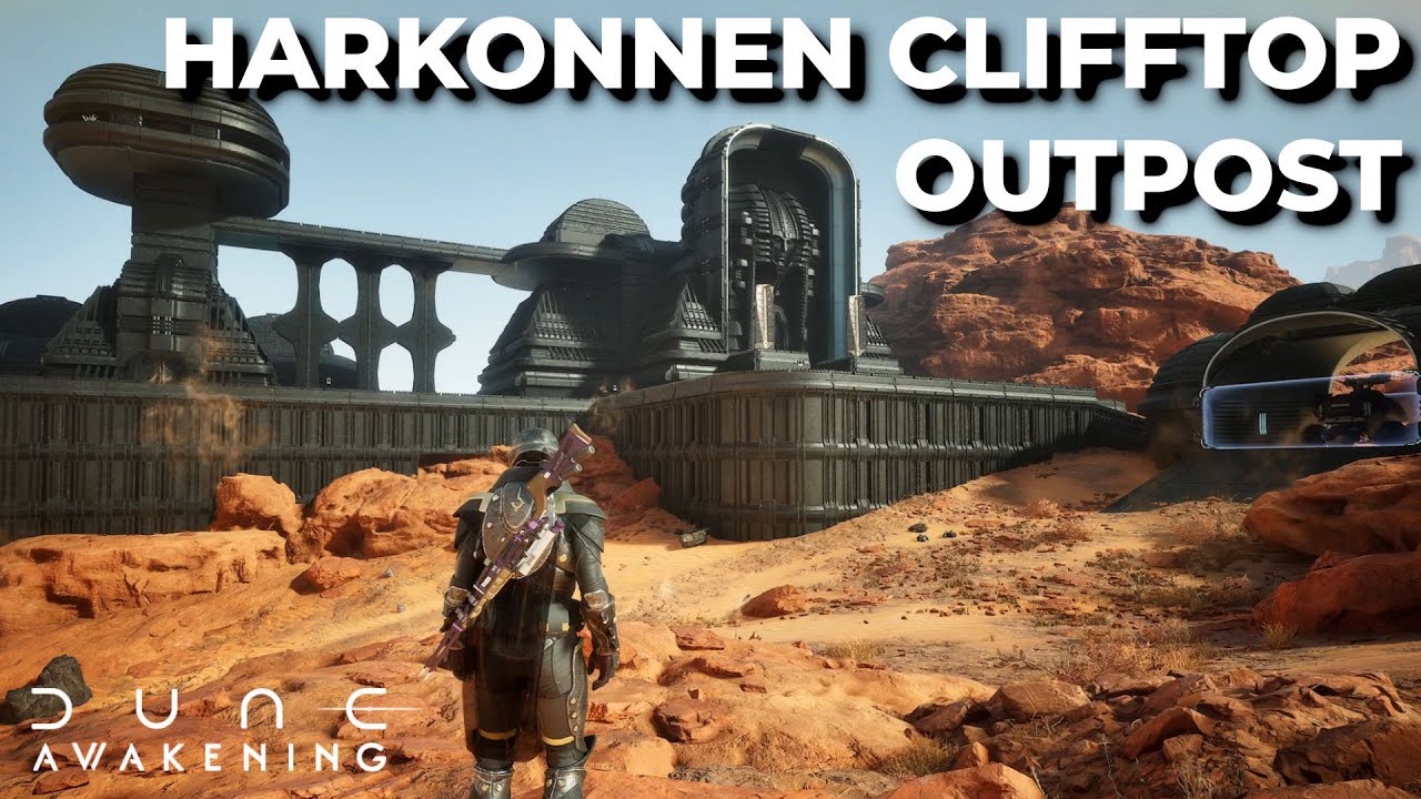 Harkonnen Clifftop Outpost | Dune: Awakening | Speed Build