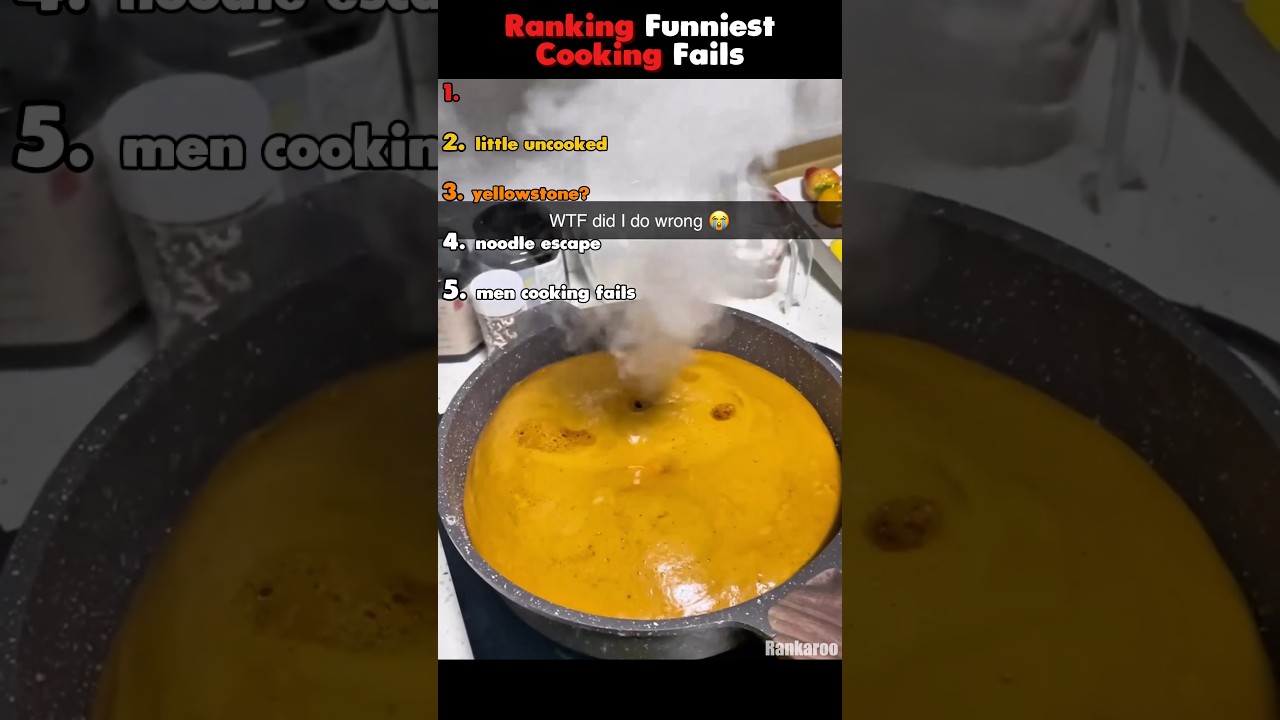 Ranking Funniest Cooking Fails