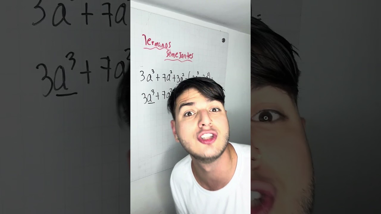 T&eacute;rminos semejantes #matematicas #algebra #educaci&oacute;n #parati #viralvideo