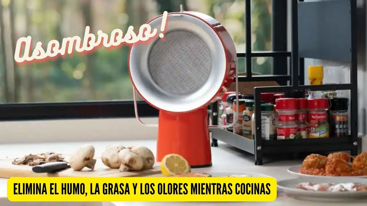 Asombroso!: conoce la campana extractora port&aacute;til para tu cocina