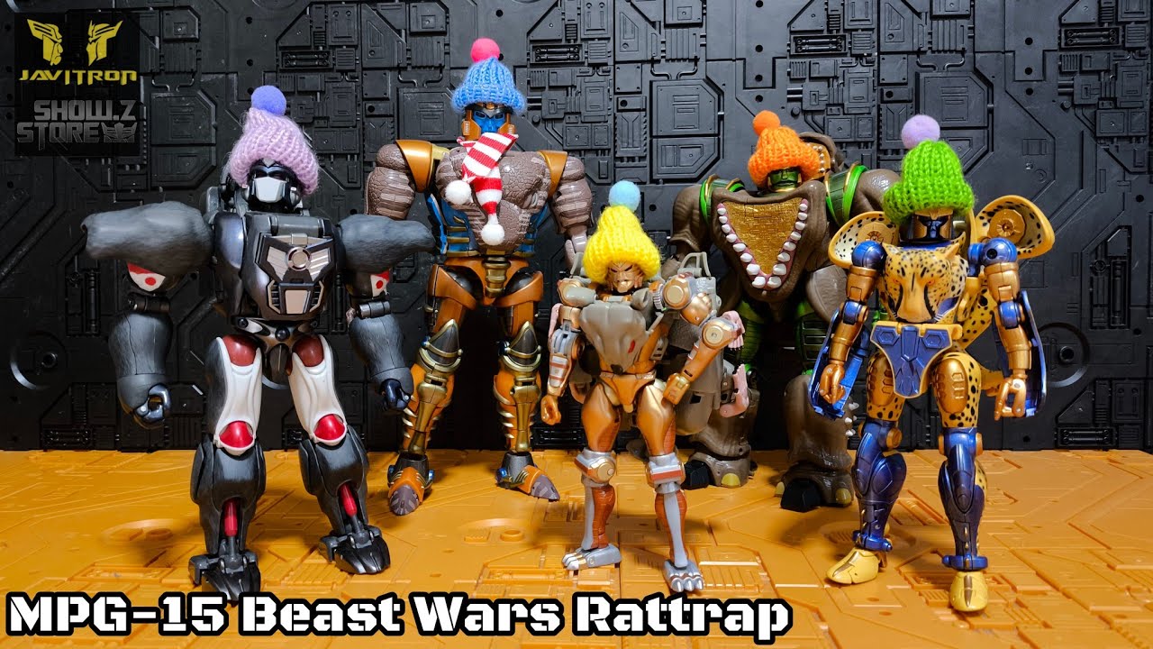 Review Transformers Takara Tomy Masterpiece Gattai MPG-15 Beast Wars Rattrap Javitron @ShowZStore