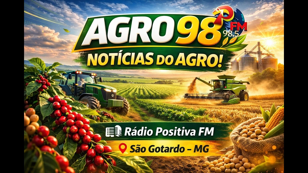AGRO 98  VIVO COM IMAGENS - 03/03/2026  POSITIVA 98.5 FM