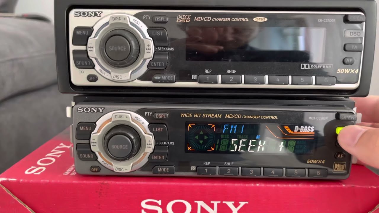 Sony MDX-C6500R Car Radio Demo