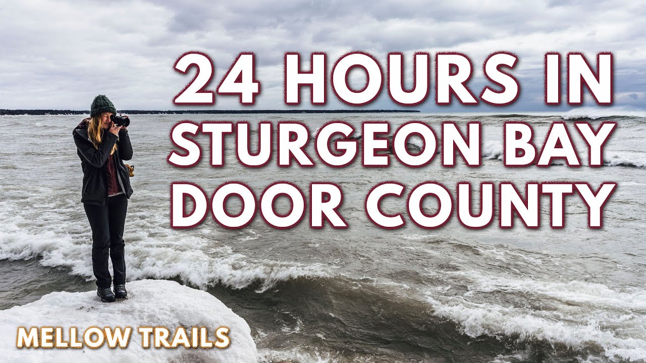 Winter Car Camping in Door County // 24 Hours in Sturgeon Bay // Veggie Camp Meals