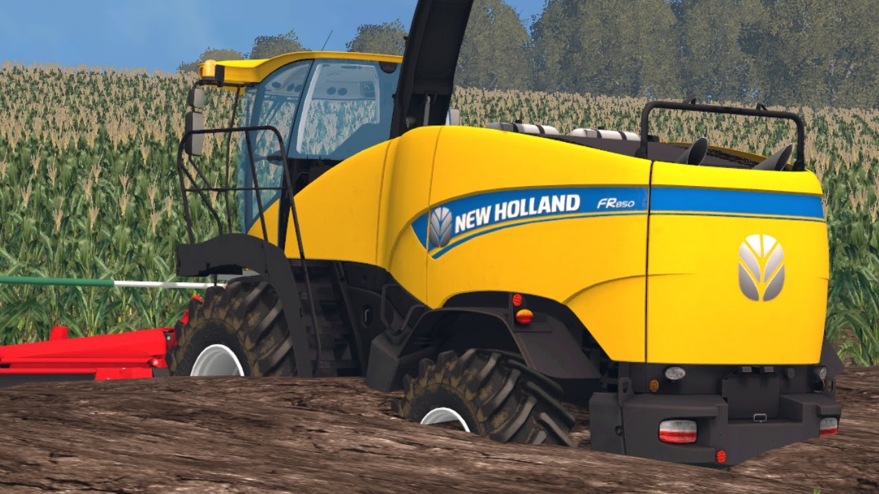 Ls15 || Maishäckseln im Schlamm II | New Holland FR 850