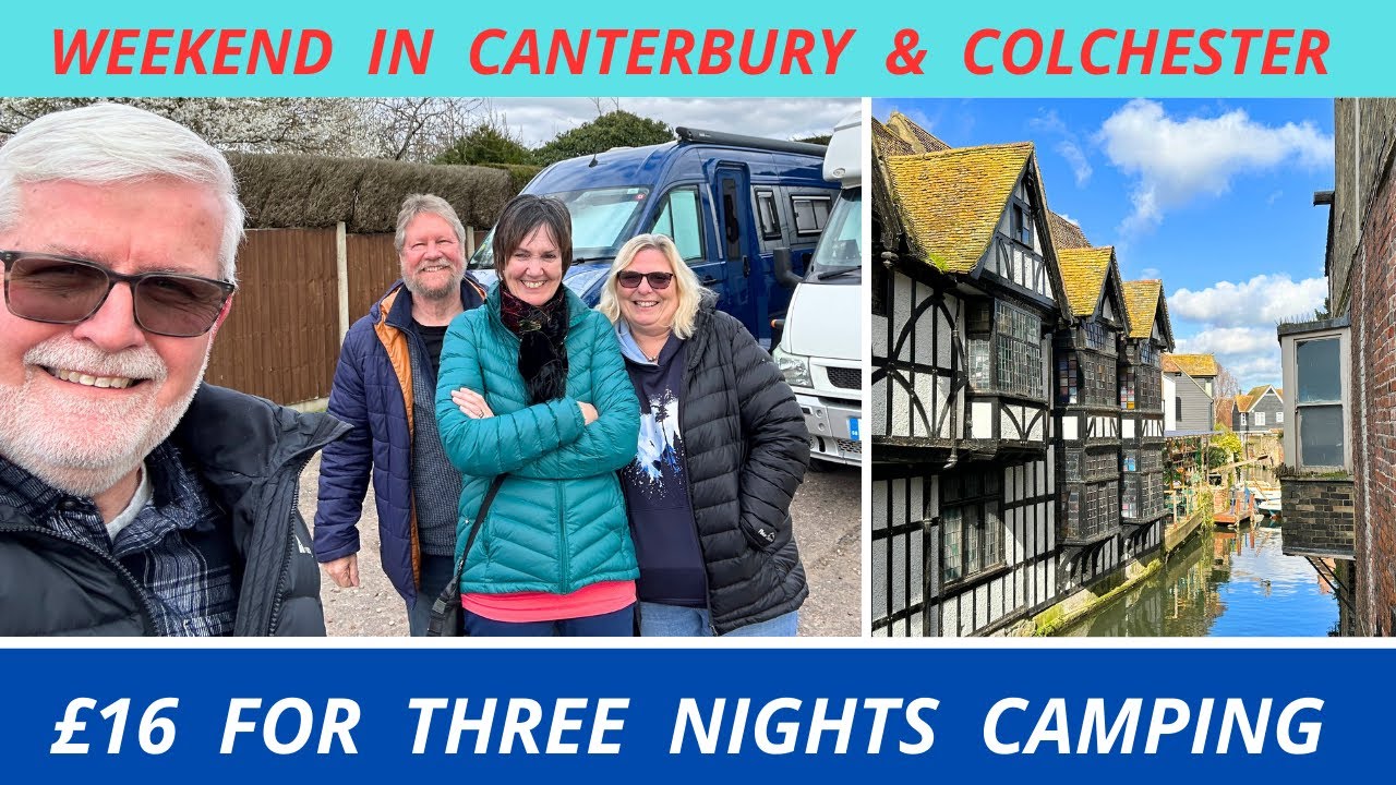 3 ночи в кемпинге за 16 фунтов стерлингов | Остановка в кемпинге Canterbury Aire и пабе Cricketer...