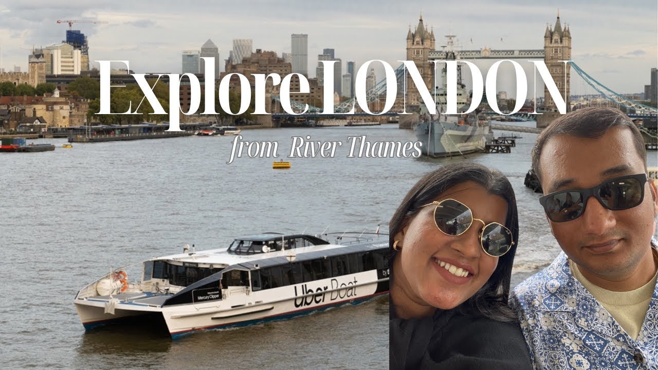 Uber boat Hop On - Hop Off on River Thames| Is it best way of sightseeing? | Explore London 4K