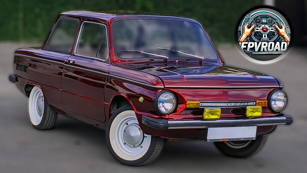 ZAZ 968 Red Candy. USSR Car with V4 | First Person Driving Experience