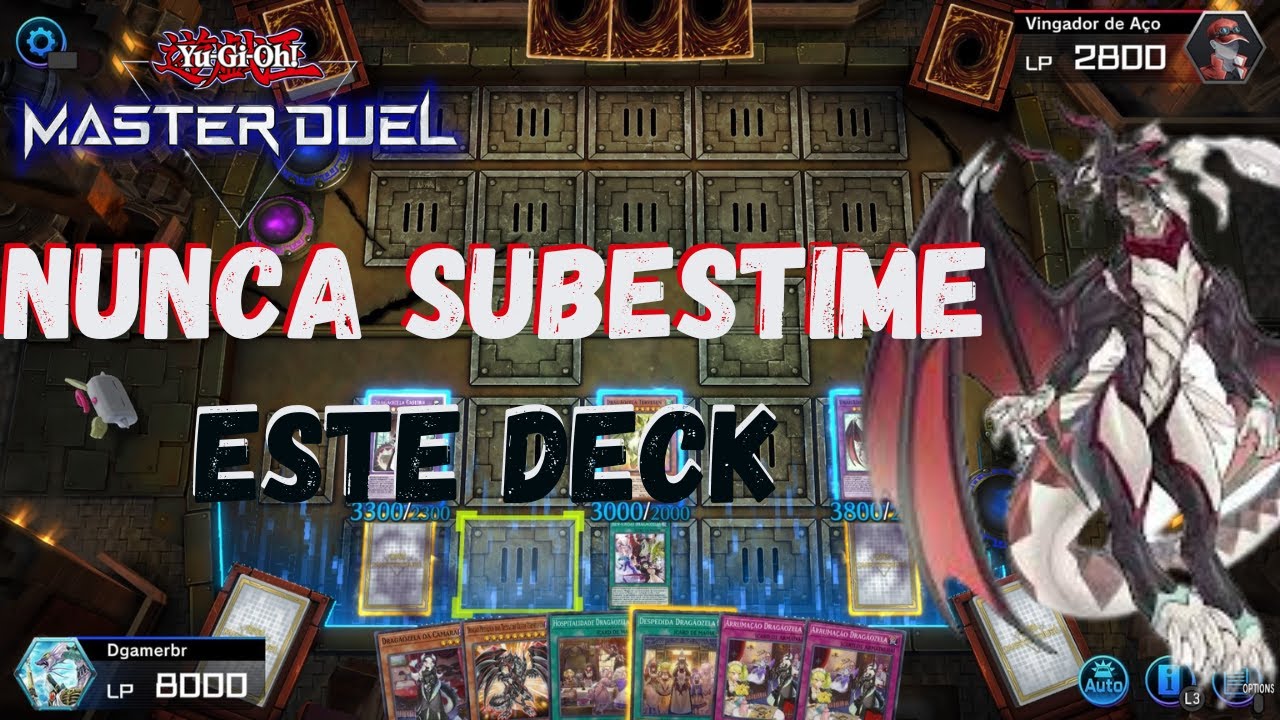 Partidas com o Deck de Dragãozela  6ª temporada  Yu-Gi-Oh! Master Duel