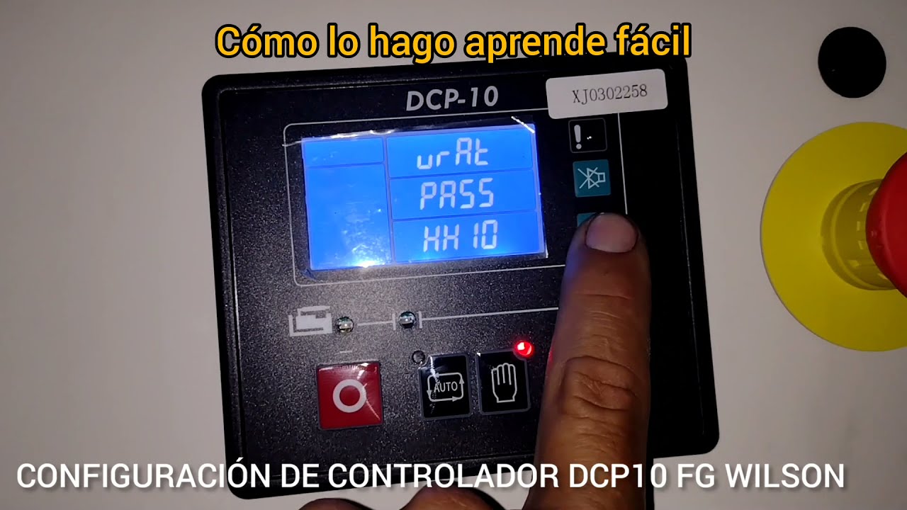 CONFIGURACIÓN DE CONTROLADOR DCP10 FG WILSON