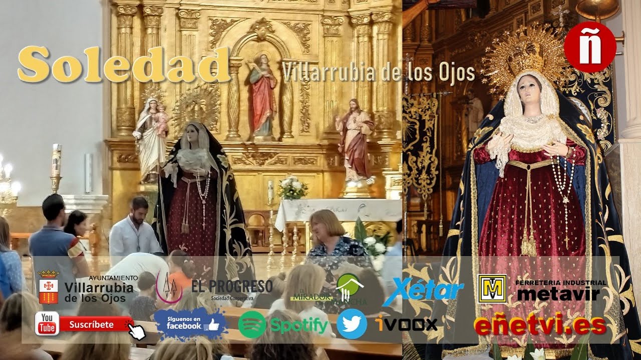 Acto religioso Hermandad de la Soledad, Villarrubia