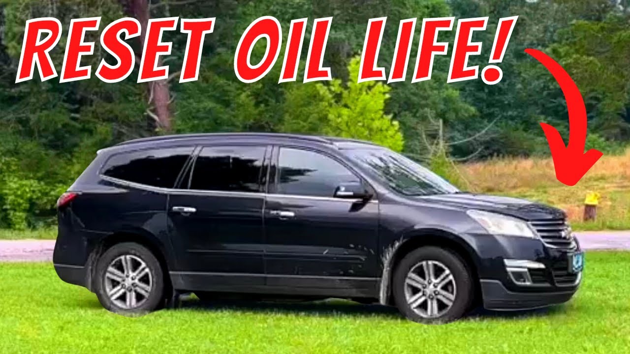 Chevy Traverse: сброс системы контроля срока службы масла (2009–2017)