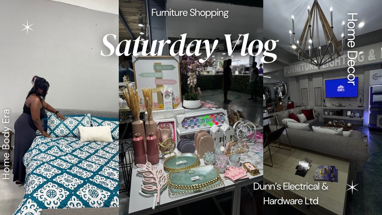 Saturday Vlog In Jamaica: Make Breakfast With Me + Furniture Shopping| Elite Furniture & Dunn’s