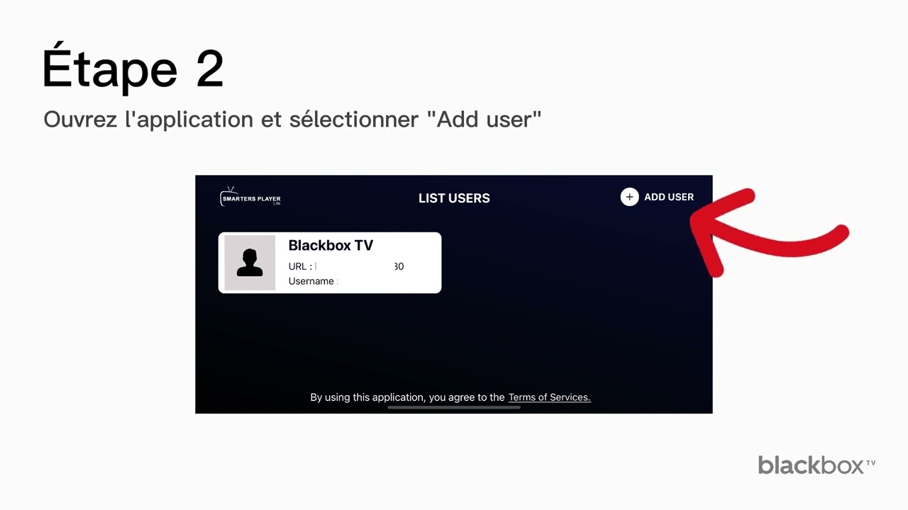 Guide de configuration appareils mobile - Blackbox TV