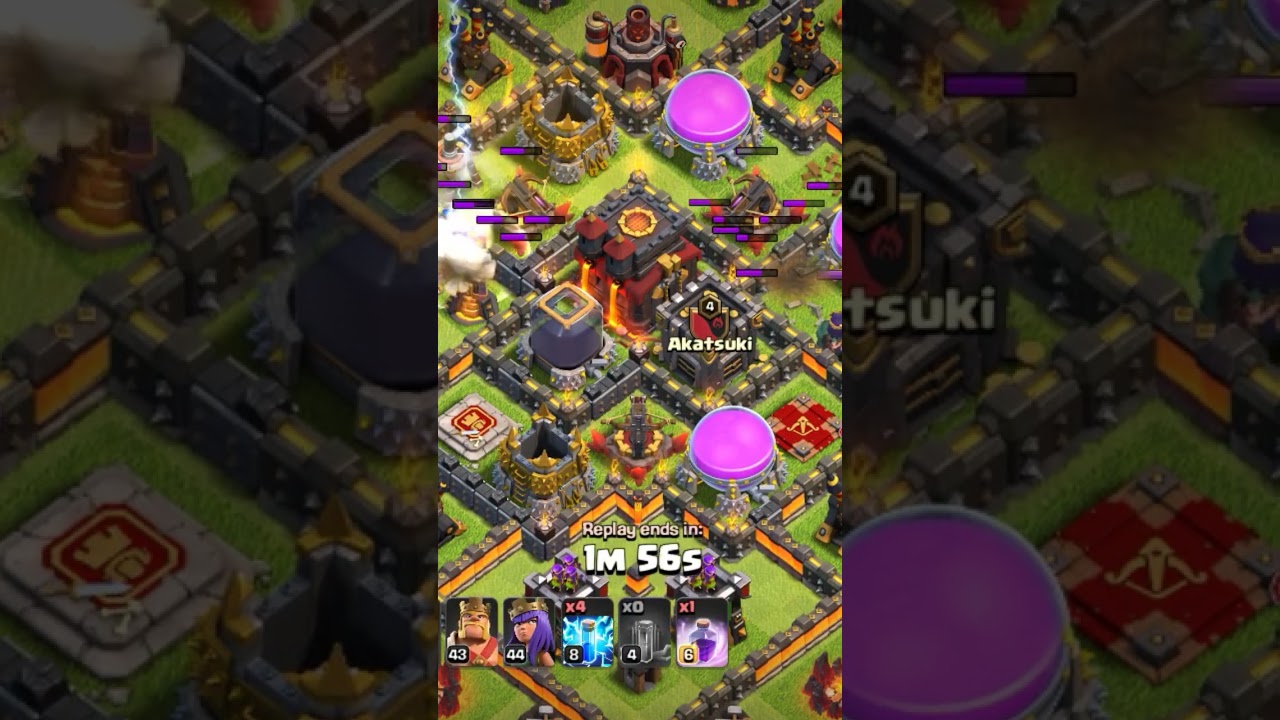 How to destroy inferno tower by Lightning spell? #zapwitch #th10attackstrategy