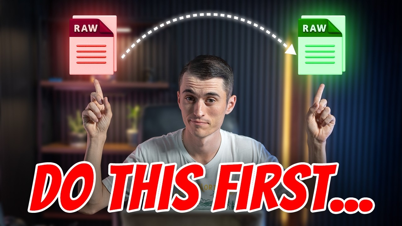 Do THIS to Your RAW Files BEFORE Editing!