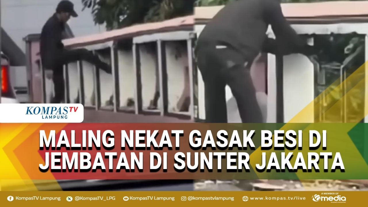Aksi Pencurian Besi Jembatan di Sunter Terungkap, Pelaku Ditahan