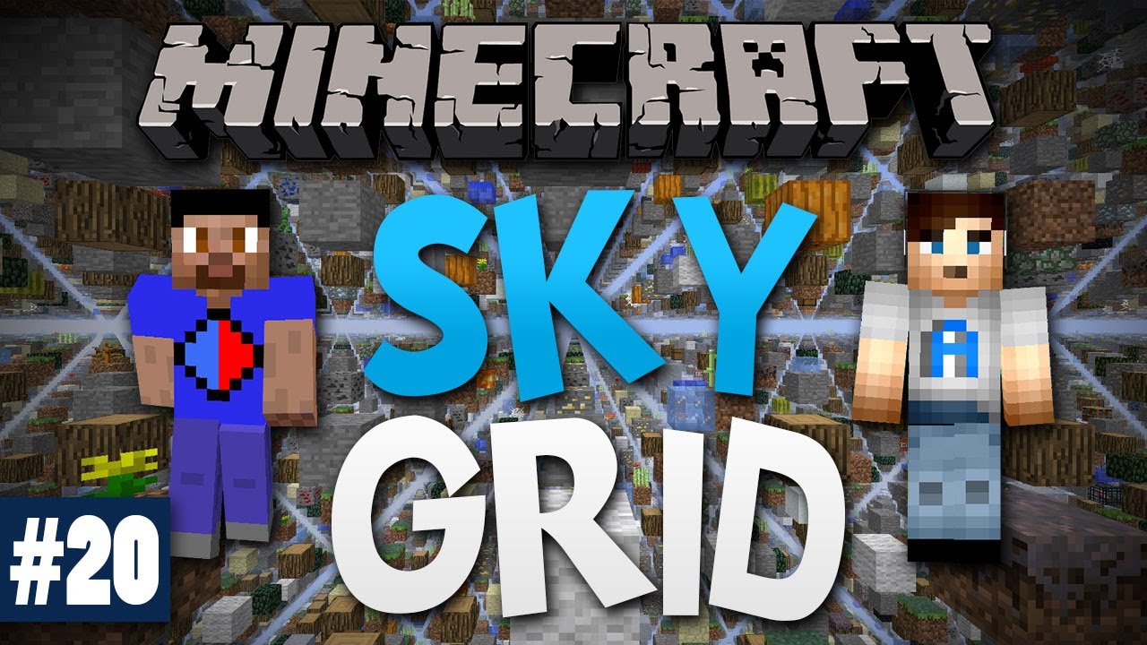 Minecraft SKY GRID #20 with Vikkstar & Ali A (Minecraft Skygrid Survival)