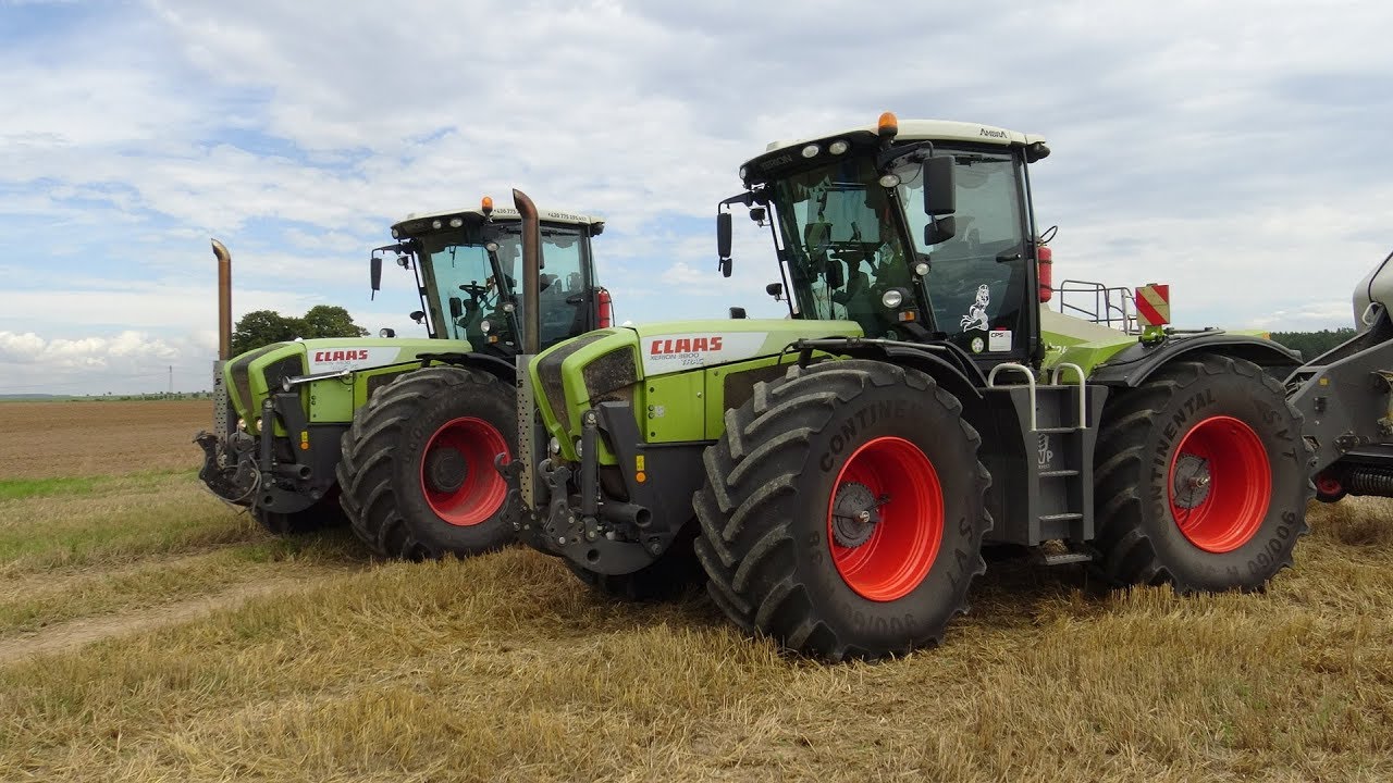 2 x CLAAS XERION 3800 TRAC + CLAAS  QUADRANT 3300 RC - JVP HARVEST