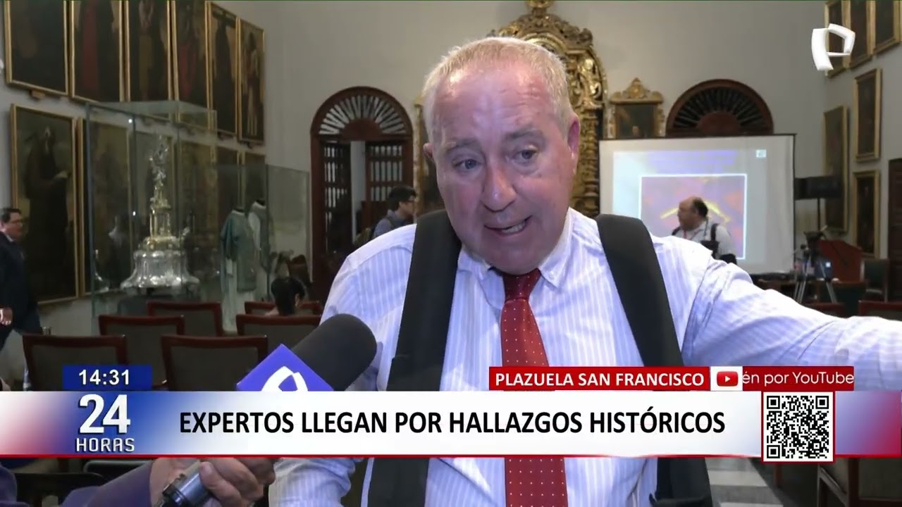 Hallan posibles restos arqueológicos debajo de la Plazuela de San Francisco en el Centro de Lima