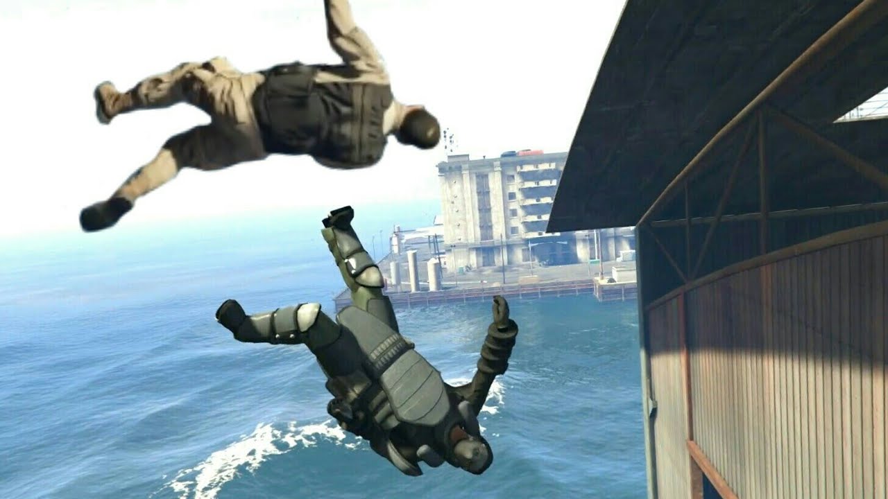 GTA 5 Epic ragdolls Episode 71 (Heavy Suit Special | Franklin)