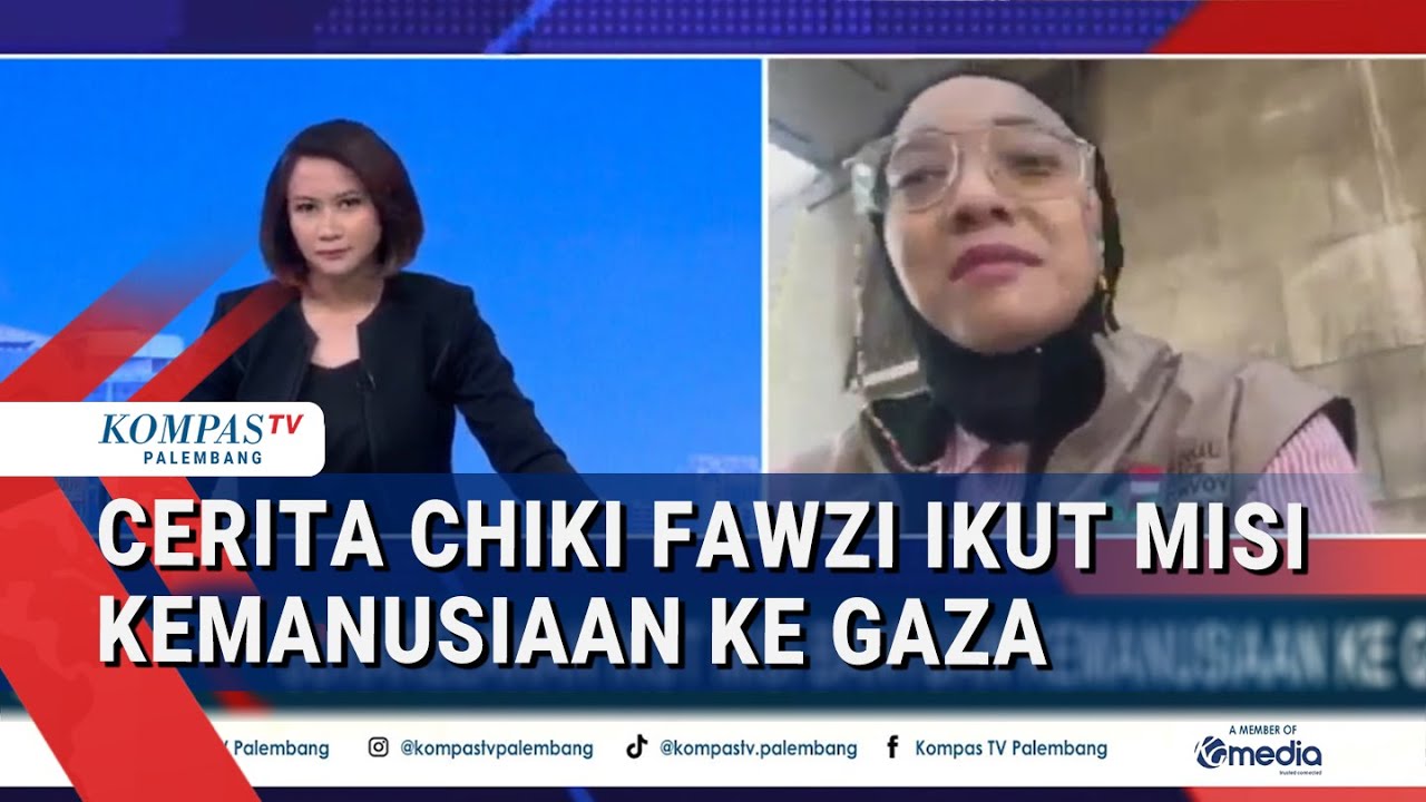 Haru! Cerita Chiki Fawzi Ikut Misi Kemanusiaan ke Gaza