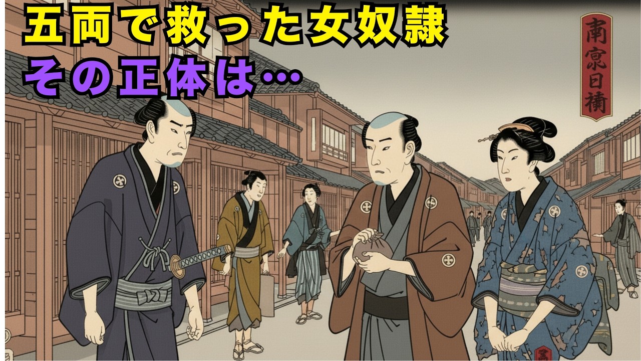 五両で救った女奴隷—牛汁屋の情けが運命を変えた