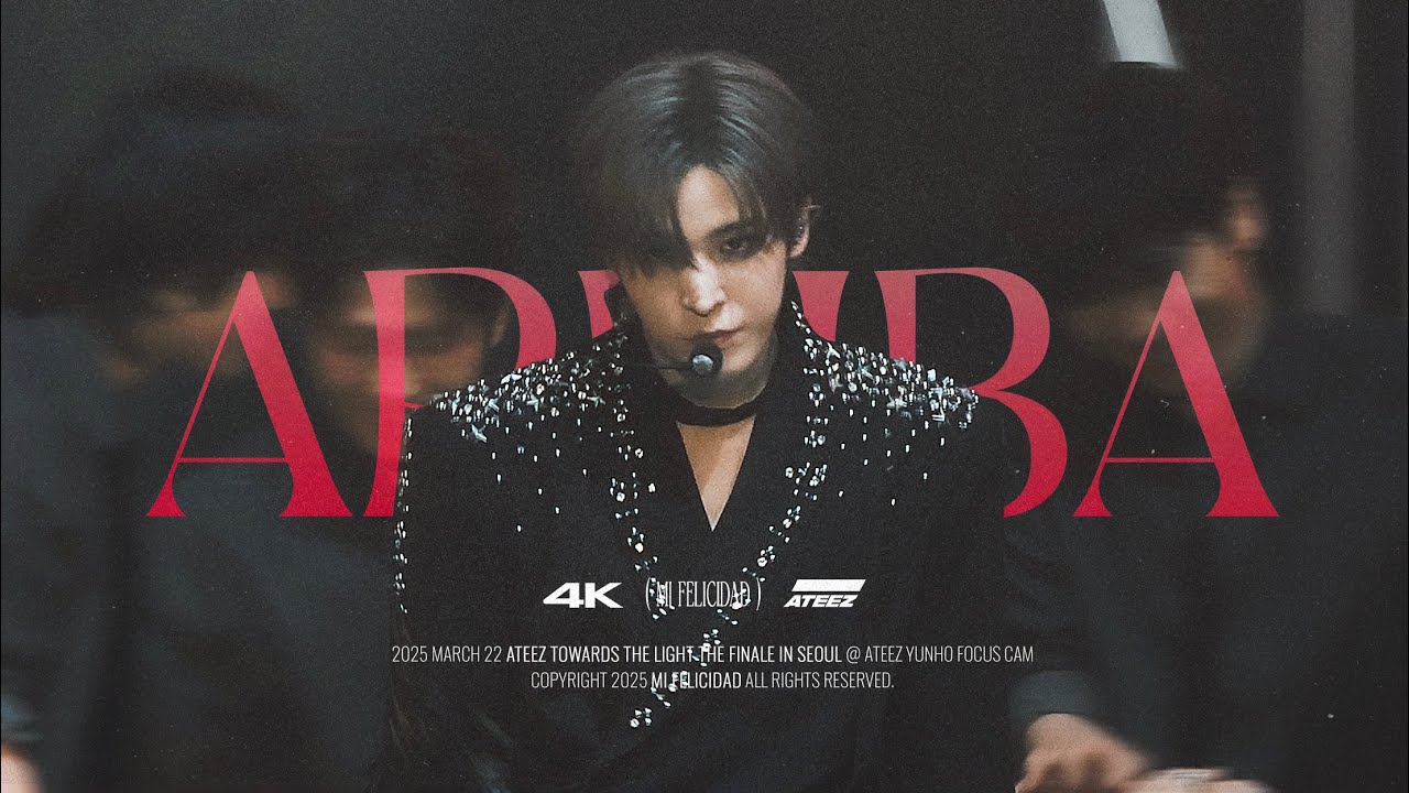 250322[TOWARDS THE LIGHT:WILL TO POWER FINALE IN SEOUL] ATEEZ-ARRIBA(YUNHO focus FANCAM 4K)윤호 아리바 직캠