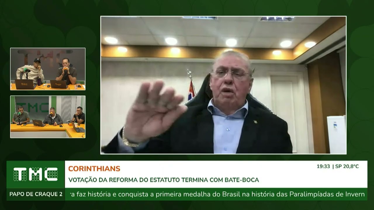 PRESIDENTE DO CORINTHIANS EXPLICA à TMC POR QUE RECUSOU VENDA DE ANDRÉ LUIZ PARA O MILAN