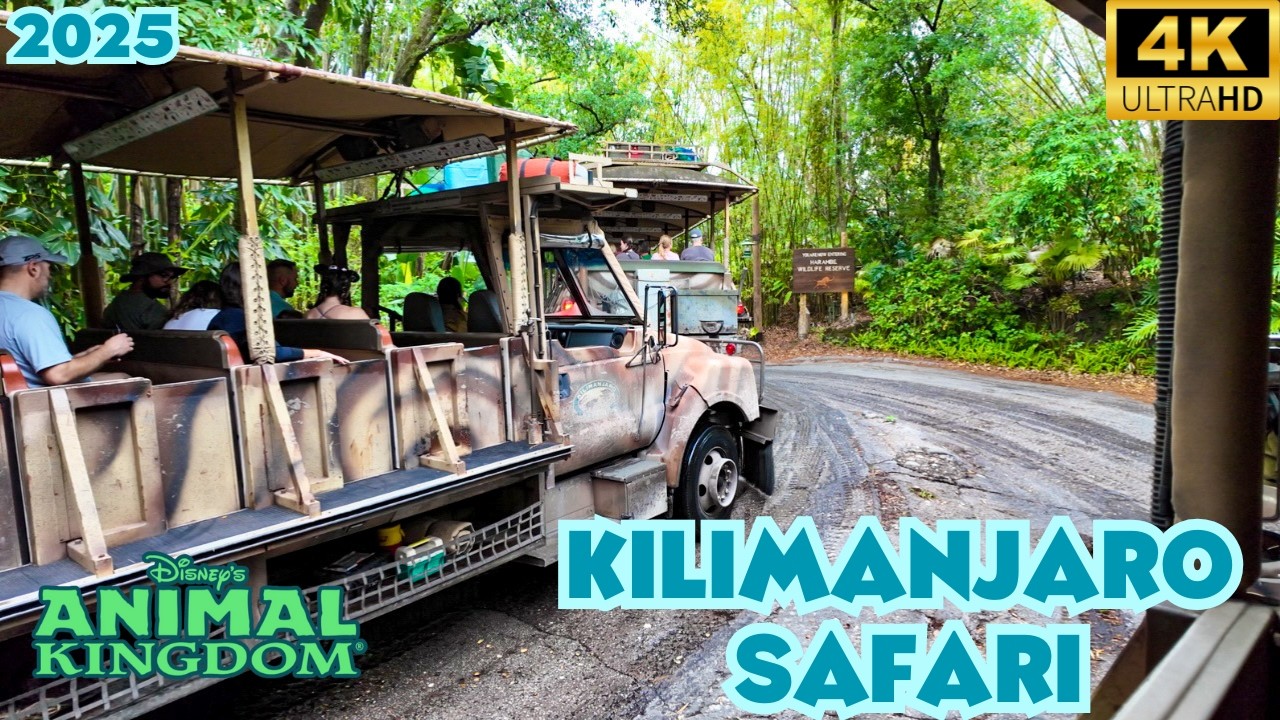 Kilimanjaro Safari POV at Disney's Animal Kingdom Walt Disney World 2025 [4K POV]