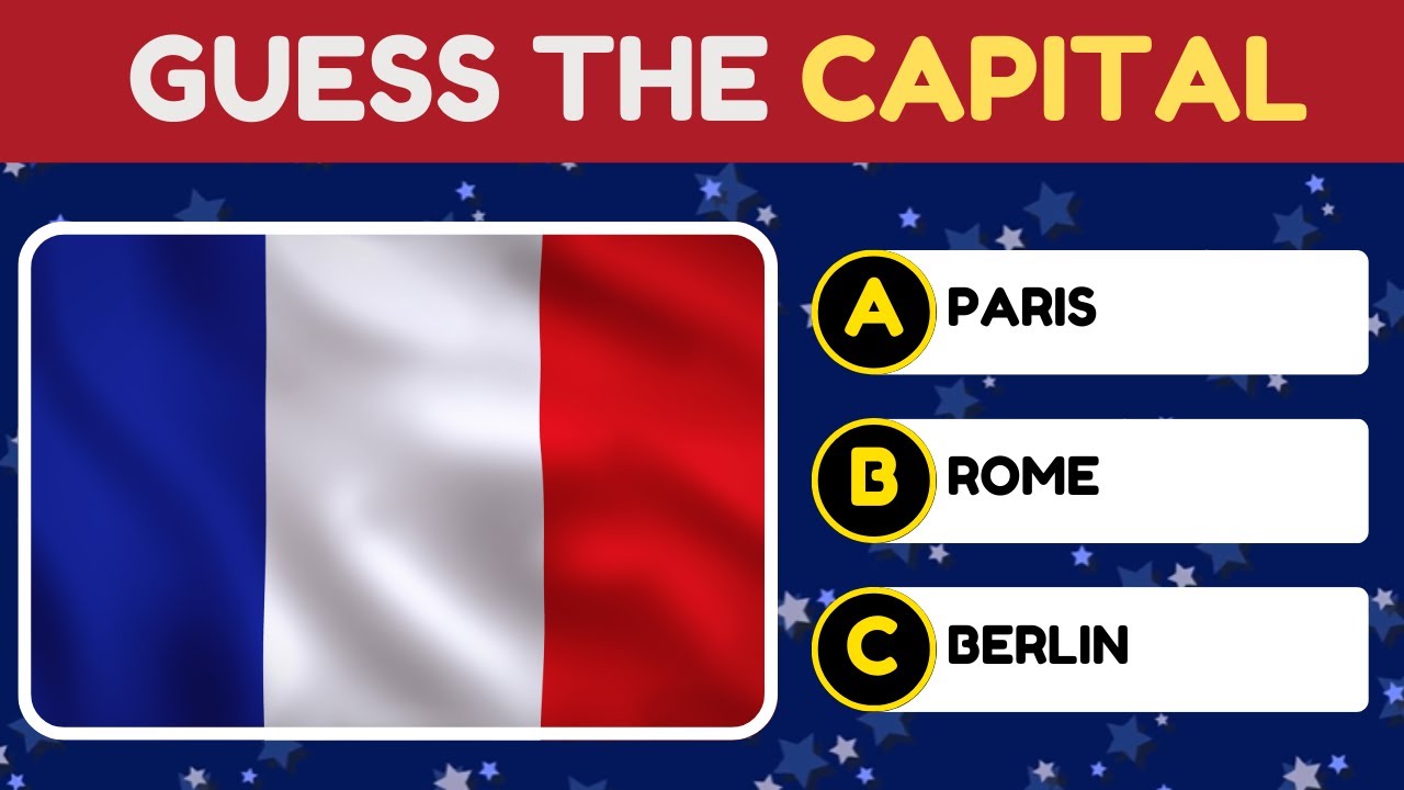 Guess the Capital! 🌍 World Capitals Quiz &ndash; Part 1 | Capital Cities Challenge