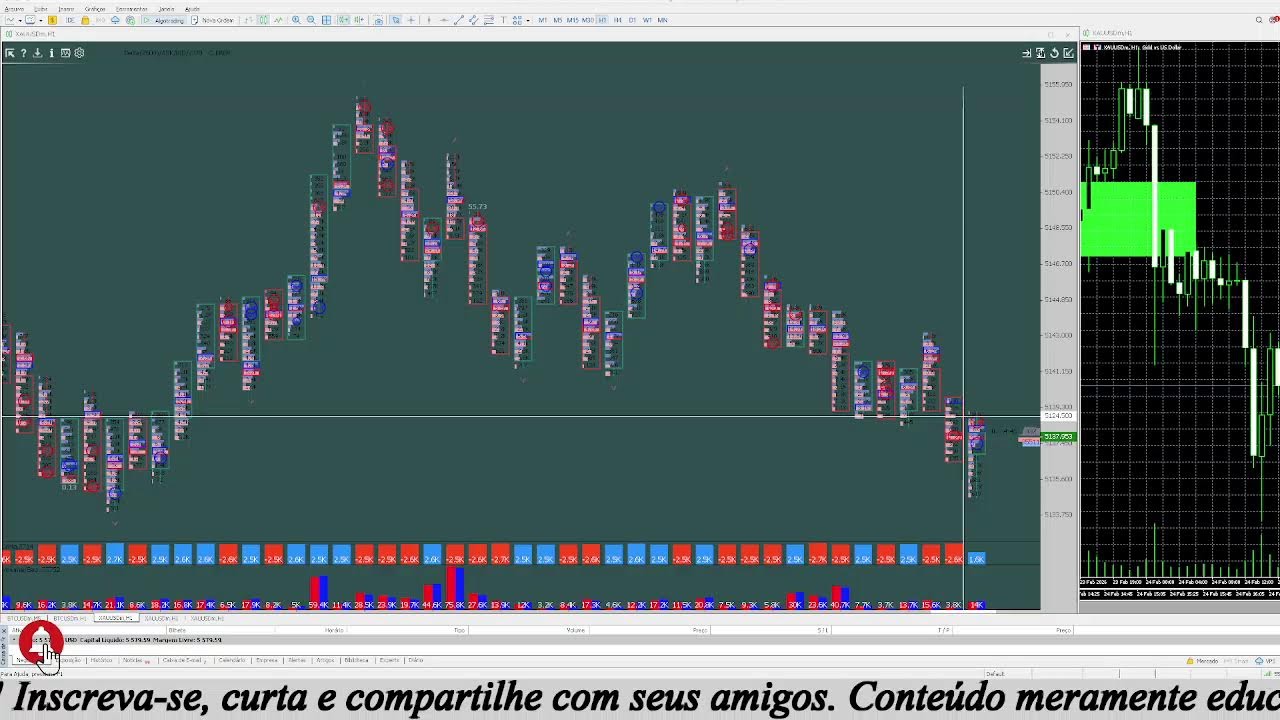 XAUUSD - OFERTA E DEMANDA - Viver de Trade - Live #18